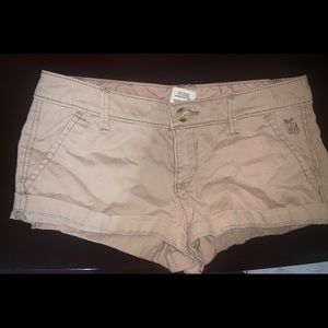 abercrombie kids khaki shorts size 14